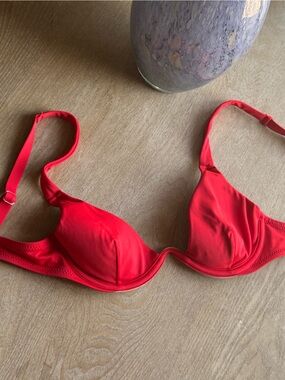 Shade & Shore Red Padded Bikini Top
